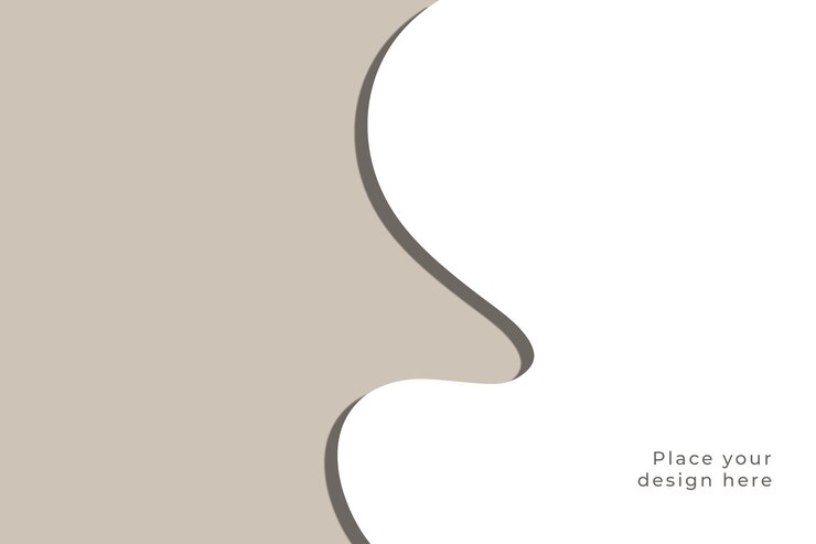 PSD gratuit fond abstrait marron clair de vagues fluides dynamiques