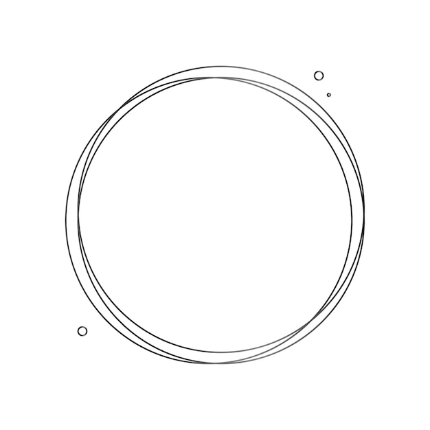 forme de cercle noir