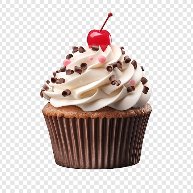 Fraîchement Cupcake Png Isolé Sur Fond Transparent