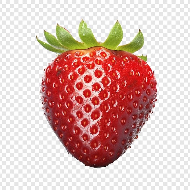 PSD gratuit fruit de fraise isolé sur fond transparent