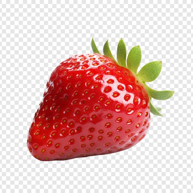 PSD gratuit fruit de fraise isolé sur fond transparent