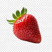 PSD gratuit fruit de fraise isolé sur fond transparent