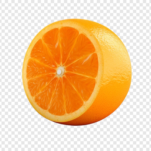 PSD gratuit fruit d'orange isolé sur fond transparent
