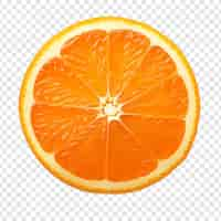 PSD gratuit fruit d'orange isolé sur fond transparent