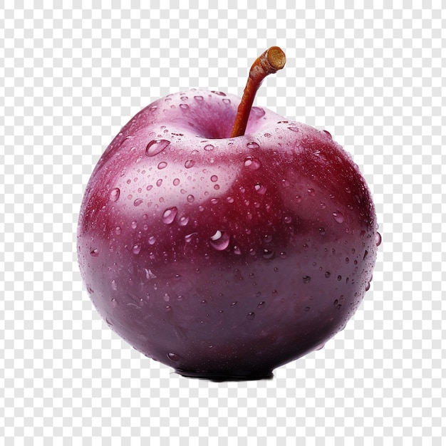 PSD gratuit fruit de prune isolé sur fond transparent