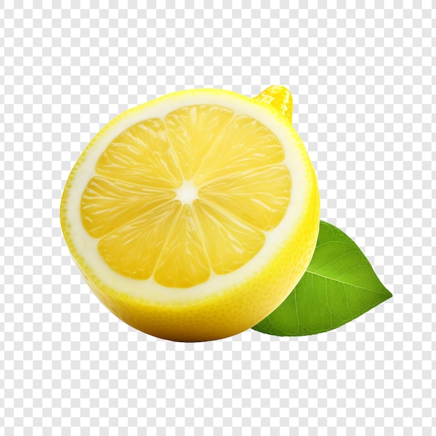 PSD gratuit des fruits isolés de citron sur un fond transparent