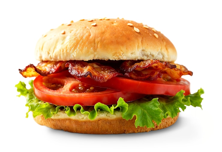 PSD gratuit un gros plan sur un délicieux sandwich