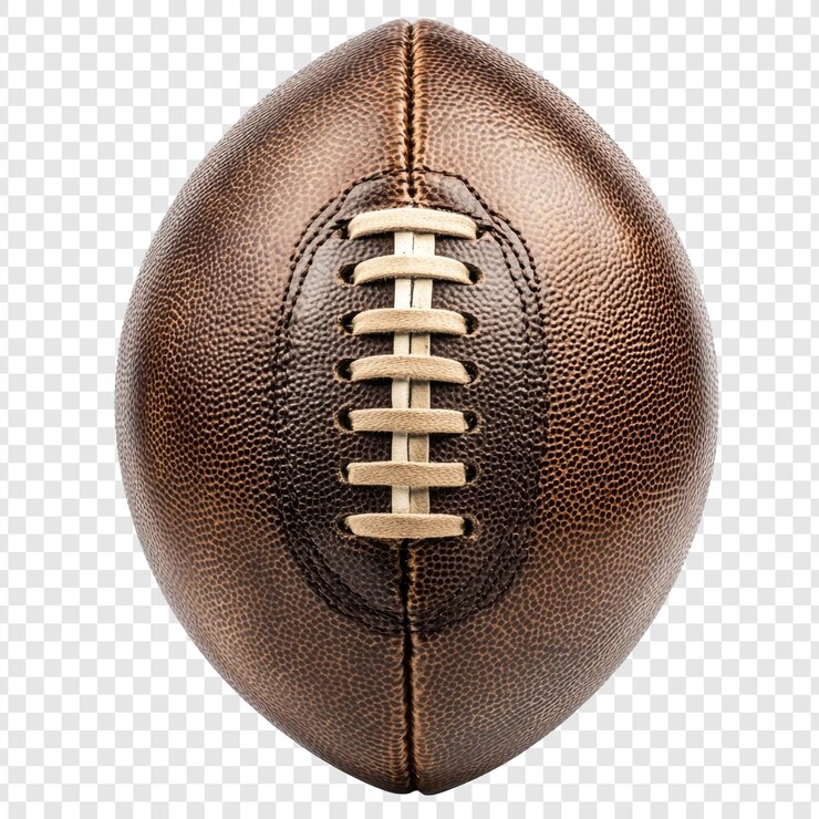 PSD gratuit un gros plan du football américain vintage