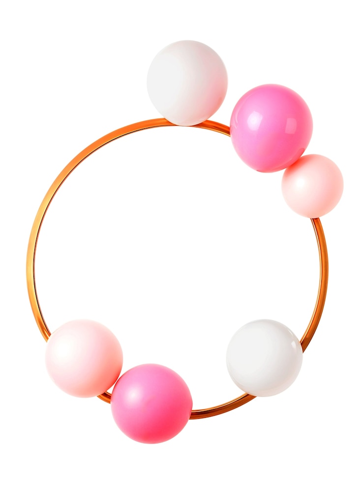 PSD gratuit un groupe de ballons flottants isolés