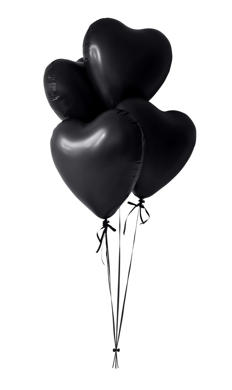 PSD gratuit un groupe de ballons flottants isolés