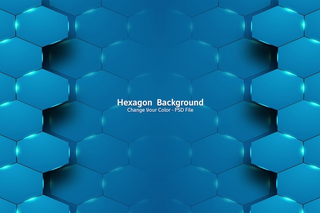 Les Hexagones Géométriques Abstraits Forment La Couleur Modifiable Du Concept De Médecine Et De Science