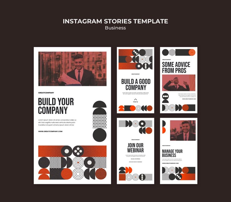 PSD gratuit histoires instagram d'affaires
