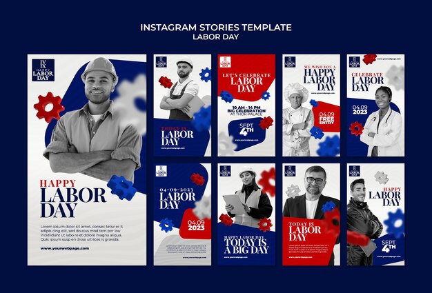 Les histoires d'Instagram de la célébration de la fête du Travail