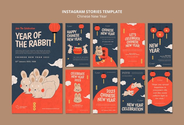 Histoires Instagram du nouvel an chinois