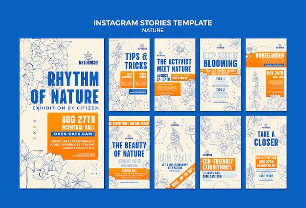 Histoires Instagram D'événements Naturels