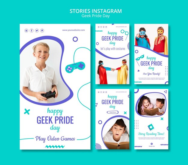 Histoires instagram geek pride day