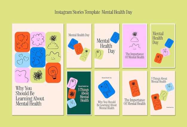 Histoires Instagram De La Journée Mondiale De La Santé Mentale