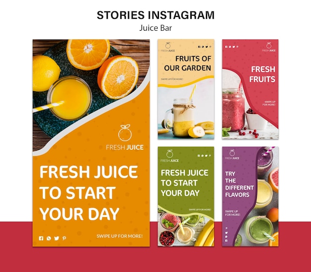 Histoires Instagram De Juice Bar