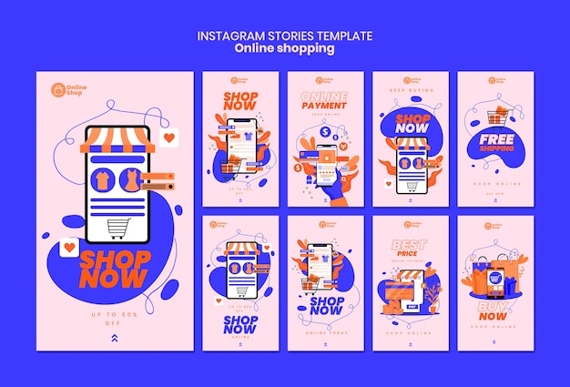 PSD gratuit histoires instagram en ligne