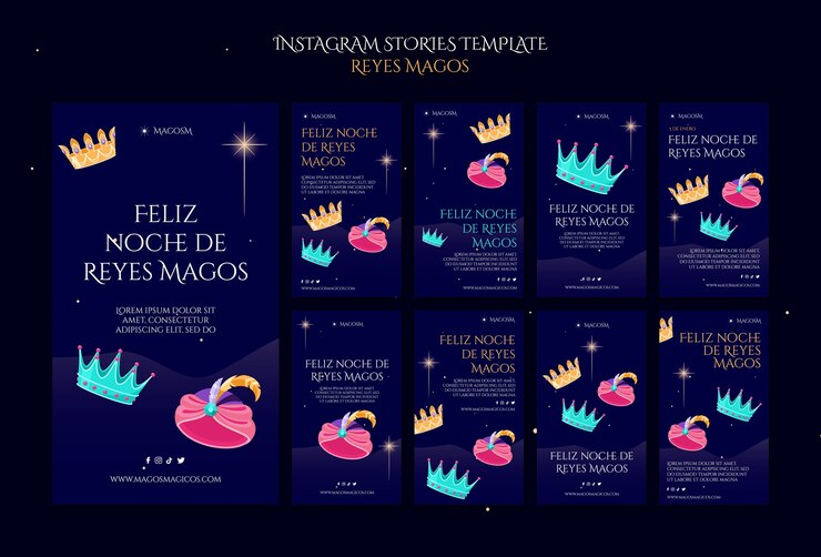 PSD gratuit les histoires instagram des sages