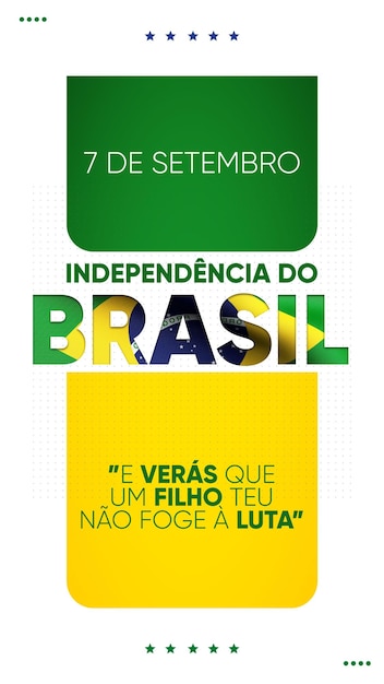 Histoires Sur Les Réseaux Sociaux Instagram Le 7 Septembre Au Brésil