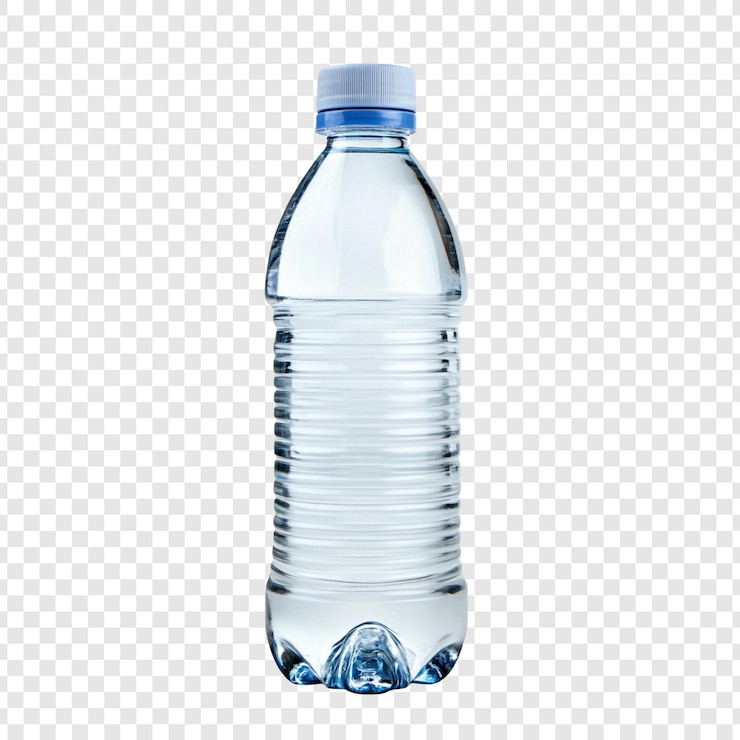 PSD gratuit hydratation rafraîchissante de l'eau en bouteille en déplacement