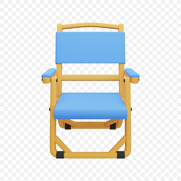 PSD gratuit icône de décoration de maison fauteuil fauteuil illustration de rendu 3d isolé