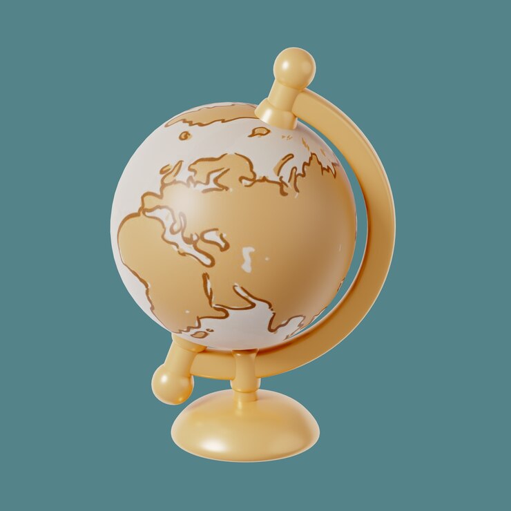 PSD gratuit icône de globe de musée historique