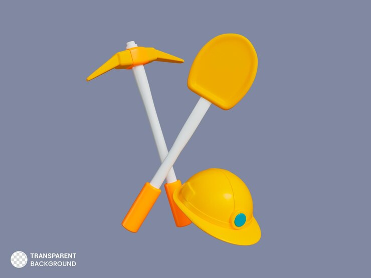 PSD gratuit icône d'outils de construction illustration de rendu 3d