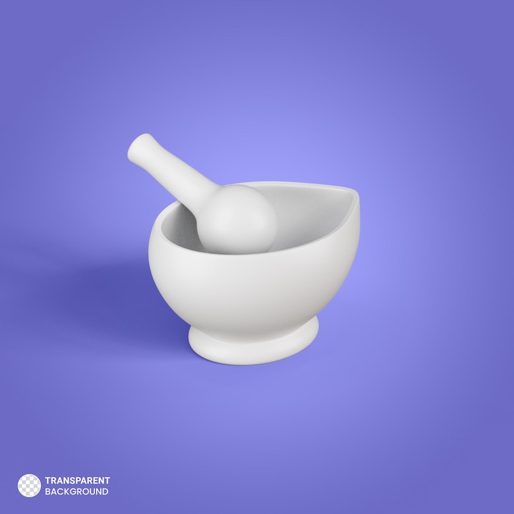 PSD gratuit icône de remède maison rendu 3d isolé illustration