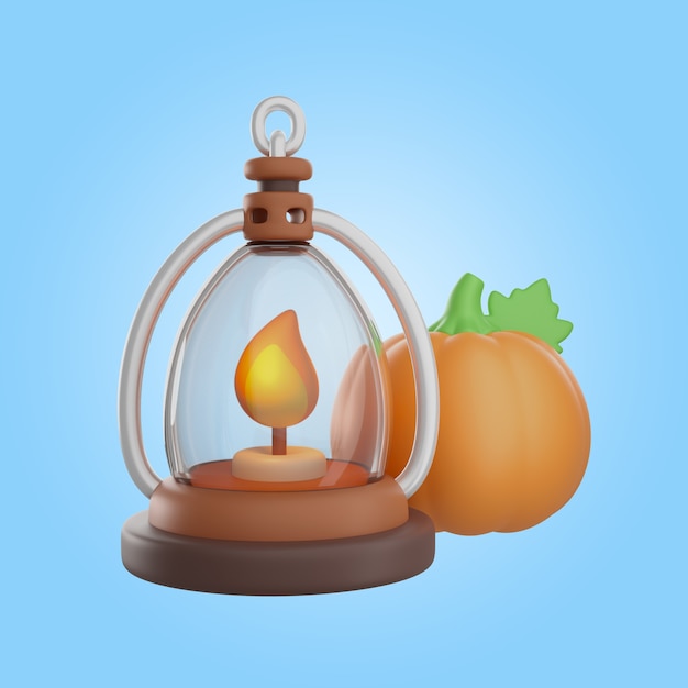 Icône de rendu 3d de Thanksgiving