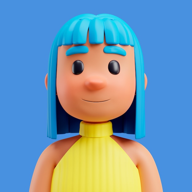 Illustration 3d D'un Avatar Ou D'un Profil Humain