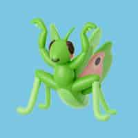 PSD gratuit illustration 3d d'insecte