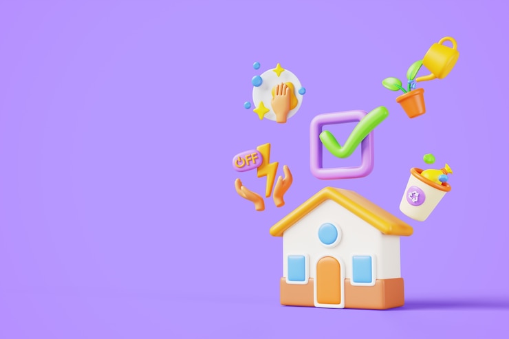 PSD gratuit illustration 3d avec des règles de conduite ordonnée