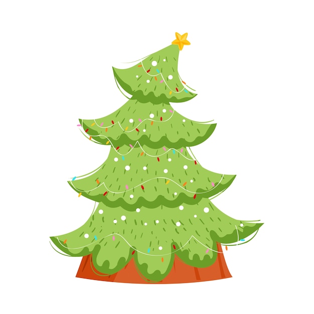 PSD gratuit illustration de l'arbre de noël