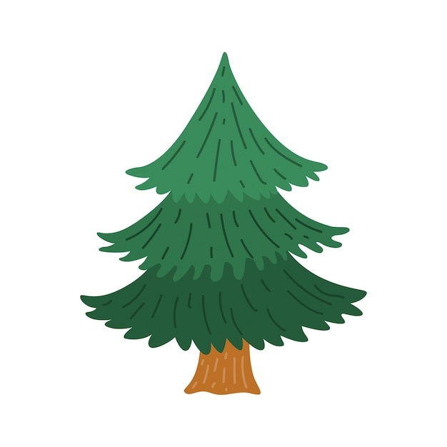 Illustration des arbres isolés