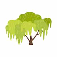 PSD gratuit illustration des arbres isolés