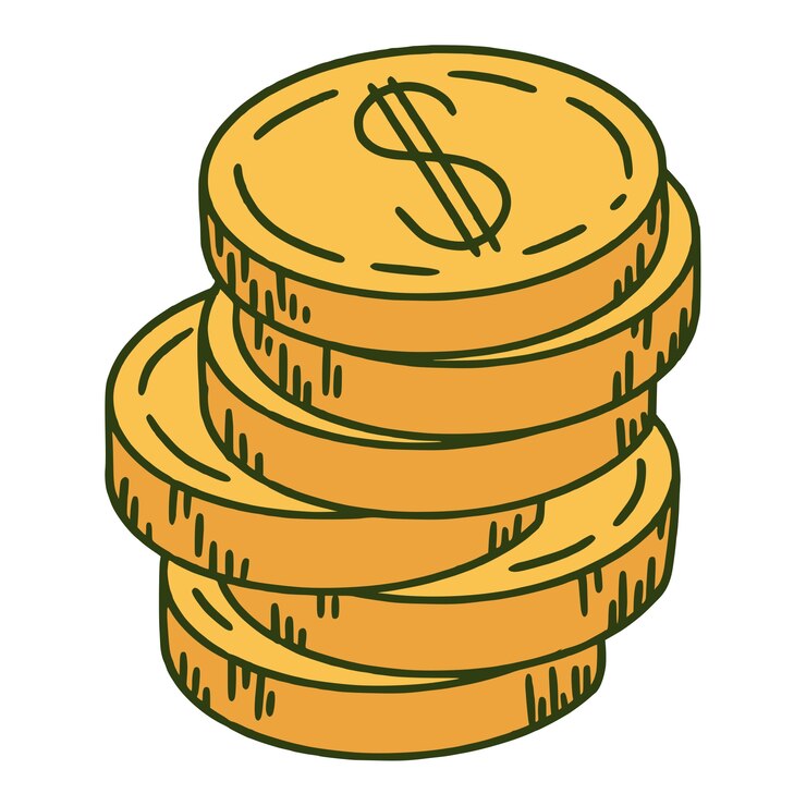 PSD gratuit l'illustration de l'argent isolée