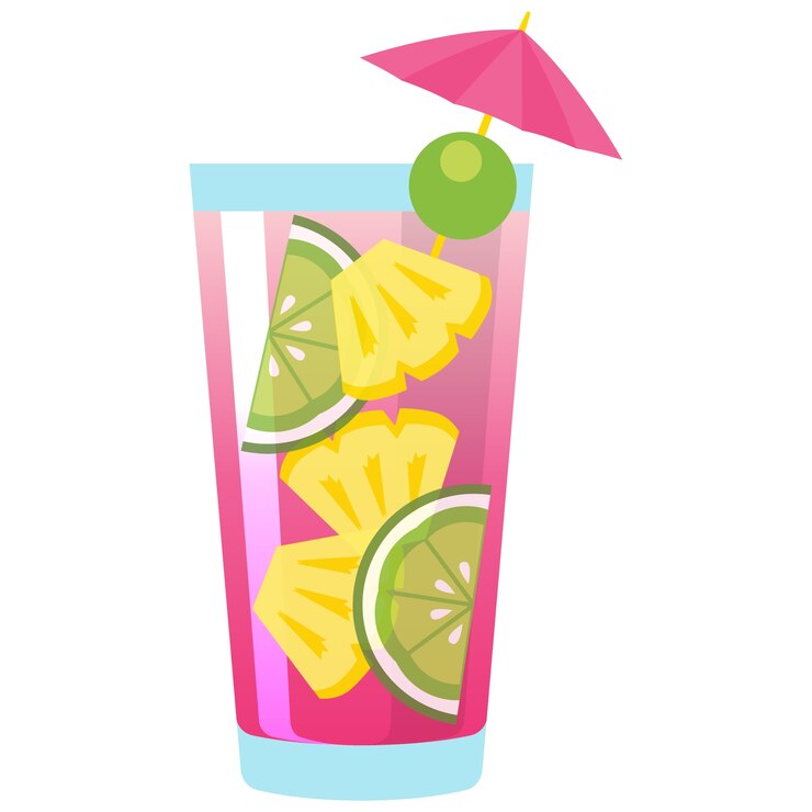 PSD gratuit illustration d'une boisson à cocktail