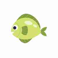 PSD gratuit illustration colorée du poisson