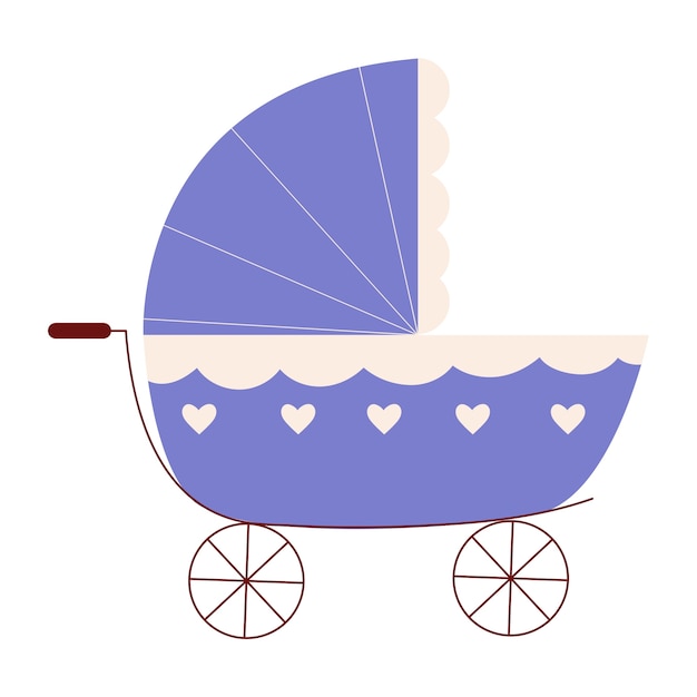 PSD gratuit illustration de conception de douche de bébé garçon