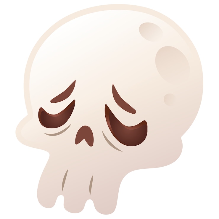 PSD gratuit illustration de crâne
