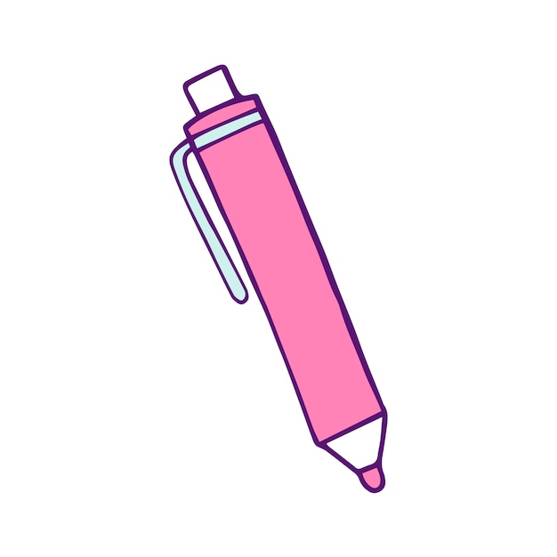 Illustration à crayon de dessin animé