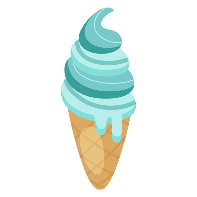 Illustration de crème glacée