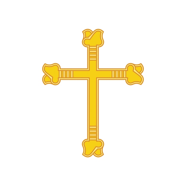 PSD gratuit illustration de croix ornementale