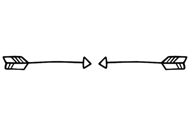 PSD gratuit illustration de diviseur d'ornement dessinée à la main