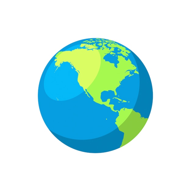 Illustration du globe terrestre