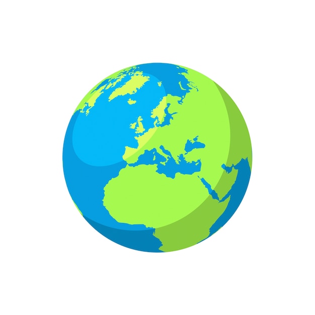 Illustration du globe terrestre
