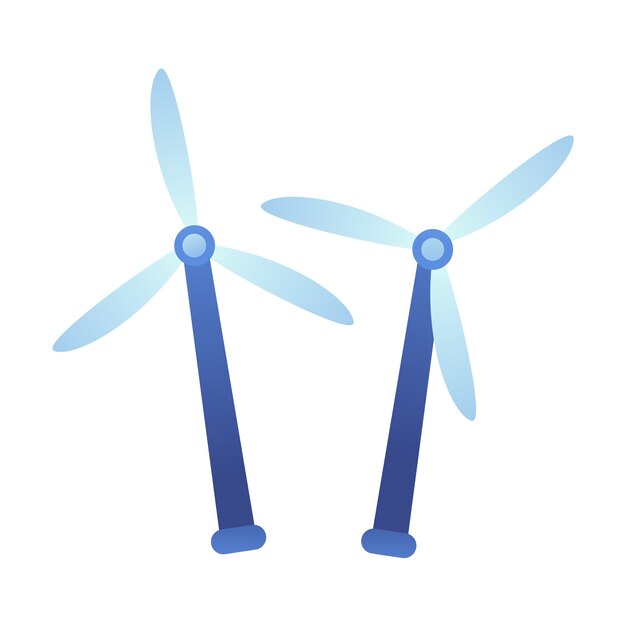 Illustration de la durabilité des éoliennes à conception plate