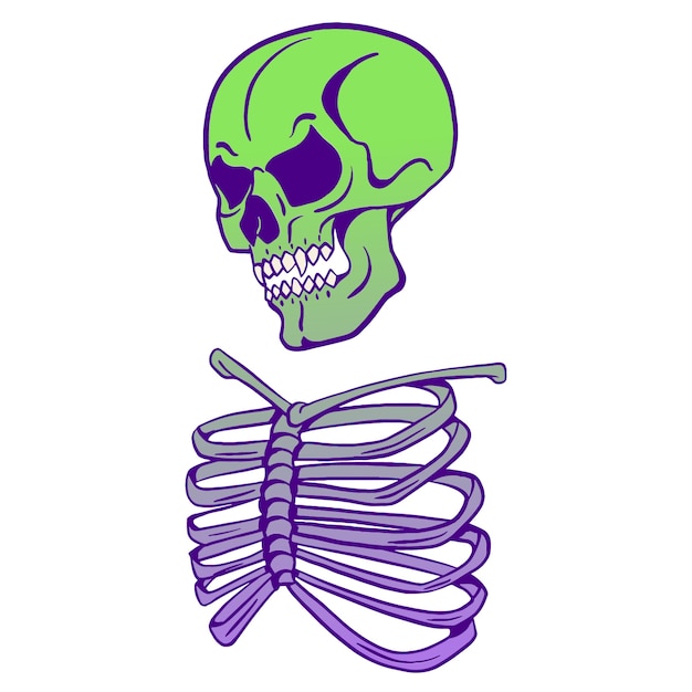 Illustration de l'élément d'horreur d'Halloween